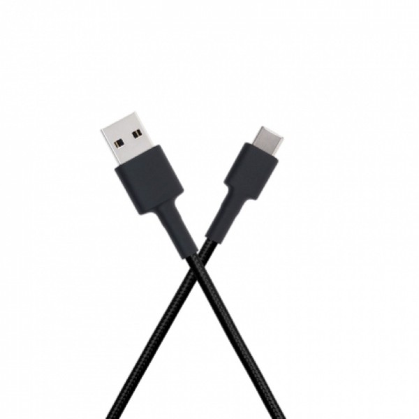 Xiaomi Mi Type-C fonott USB kábel 100cm - Fekete