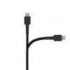 Xiaomi Mi Type-C fonott USB kábel 100cm - Fekete