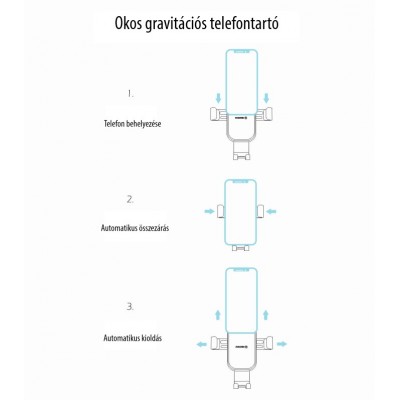 Swissten Gravitációs autós tartó szellőzőrácsra, G1-AV3